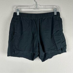 Madewell Black Pull On Shorts Size Small
